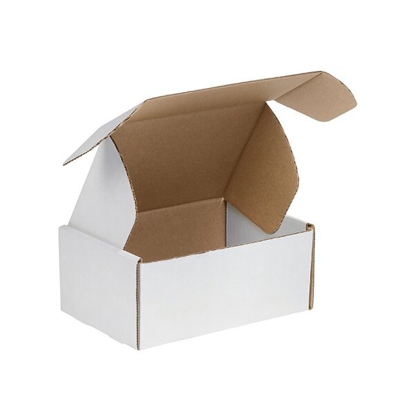 9 x 6-1/4 x 4'' White Deluxe Literature Mailers, 50PK